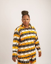 African print pleated set for women S,M,L available