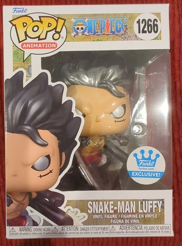 Funko Pop Animation One Piece Funko Exclusive Metallic Snake-Man Luffy #1266 New