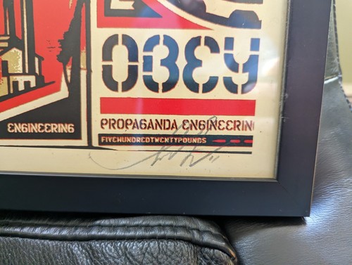 Stampa Shepard Fairey FIRMATA E NUMERATA RARA 2011 - Foto 3 di 6