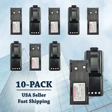 10-Pack HNN9628 Replacement Batteries for Motorola GP88, GP300, GTX800, MTX638