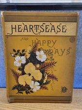 Heartsease and Happy Days folio illustrated chromolithographs