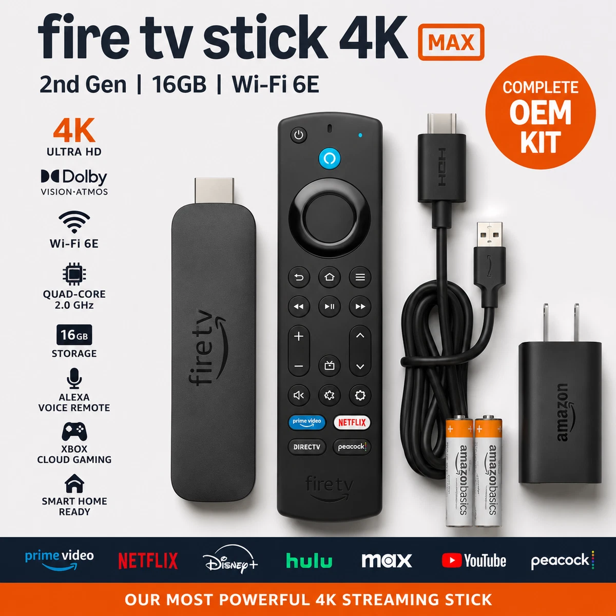 Amazon Fire TV Stick 4K Max (2nd Generation) for sale | eBay