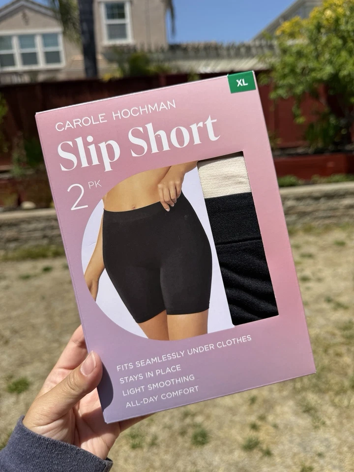 Pantalón corto sin cordones Carole Hochman para mujer, paquete de 2-XL (nuevo) Foto 2 de 4