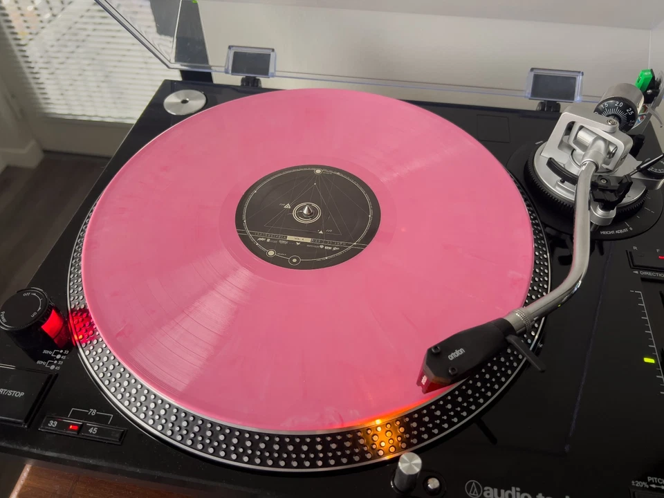 Blade Runner 2049 Soundtrack MONDO Exclusive Pink/Teal 2LP 180g Vinyl Record NM - Image 4 of 4