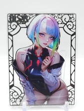 Goddess Story - Silver Metal Waifu Card - Lucy Kushinada - NUMBERED #/200