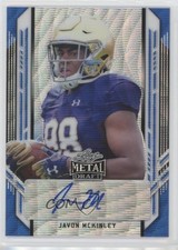 2021 Leaf Metal Draft Portrait Blue Wave 14/30 Javon McKinley #PA-JMK Auto i6j