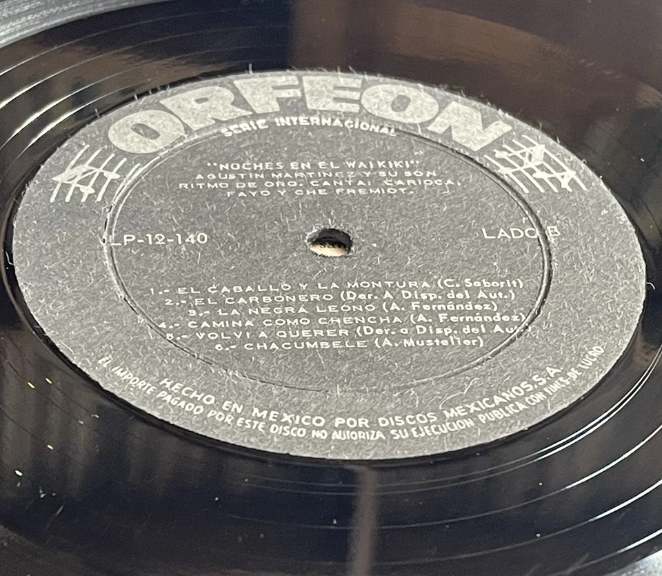 Agustin Martinez Y Su Son Ritmo De Oro – Noches En El Waikiki - Guaracha Mambo - Image 3 of 4