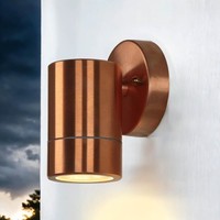 Rostfreie Wandleuchte In Kupfer Aus Messing IP54 GU10 AußEn Strahler Down Spot