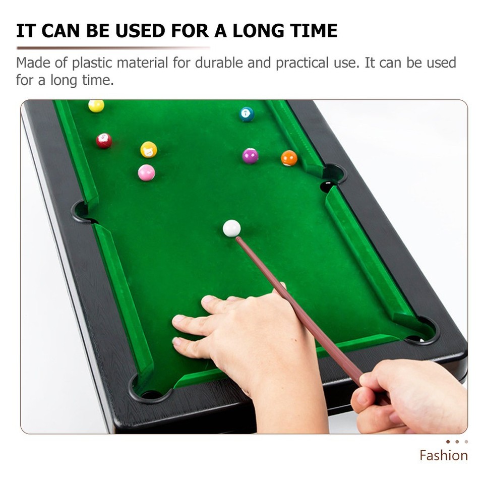 Children's Mini Pool Table Toy Plastic Reusable Game Table | eBay UK