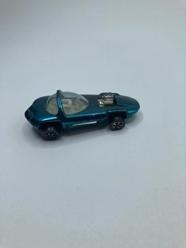 1967 Hot Wheels Redline Silhouette in USA Aqua w/ White Interior - Free Shipping