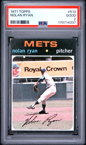 1971 Topps 513 Nolan Ryan PSA 2 170714337