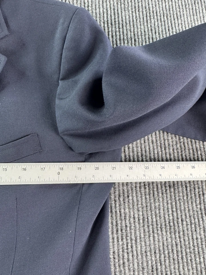 Blazer Orvis 40 R Vintage Azul Lana Dorado Botones Logo Premium Universidad EE. UU. Foto 3 de 4