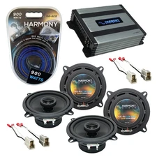 Ford Aspire 1995-1997 Factory Speaker Replacement Harmony (2) R5 & HA-A400.4 Amp