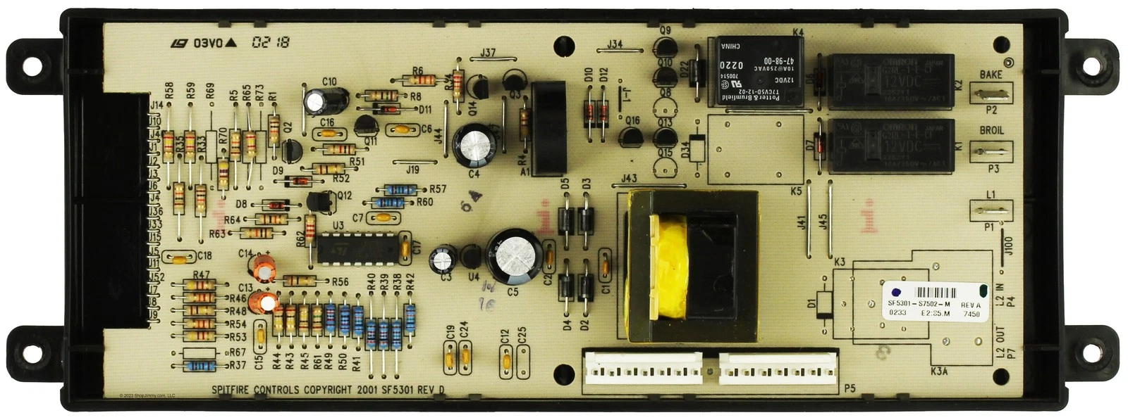Frigidaire Electrolux Oven 316207502 Electronic Clock Timer, White Overlay