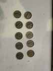 mercury dimes lot of 10 90% Pure Silver! Circulated Silver Dimes