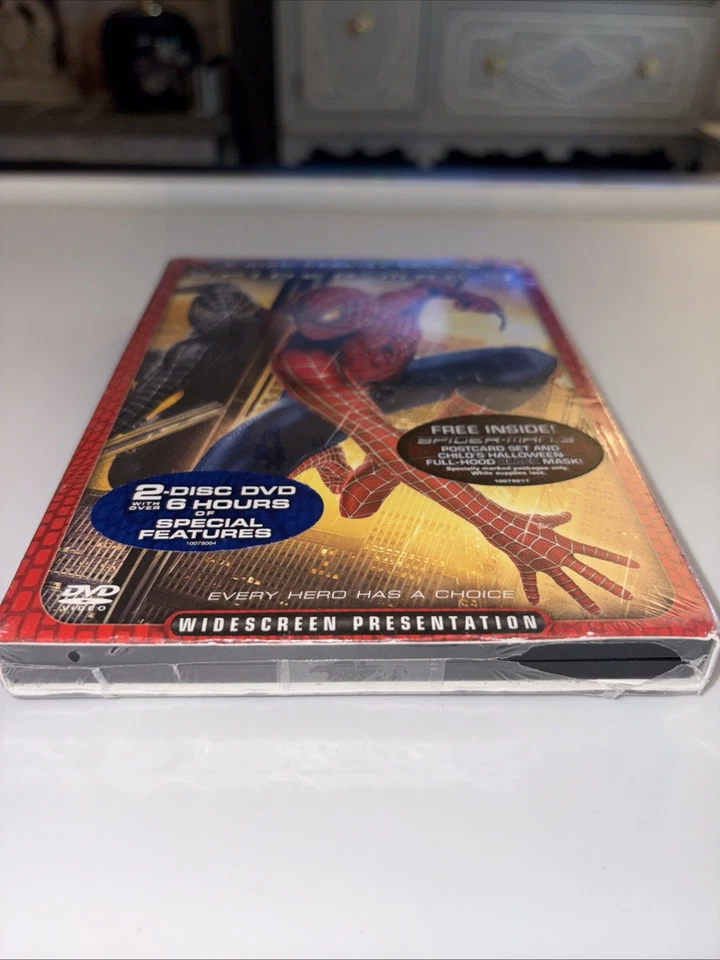 Spider-Man 3 (DVD, 2007, 2-Disc Special Edition) with Postcard Set And Mask. New - Image 2 of 4