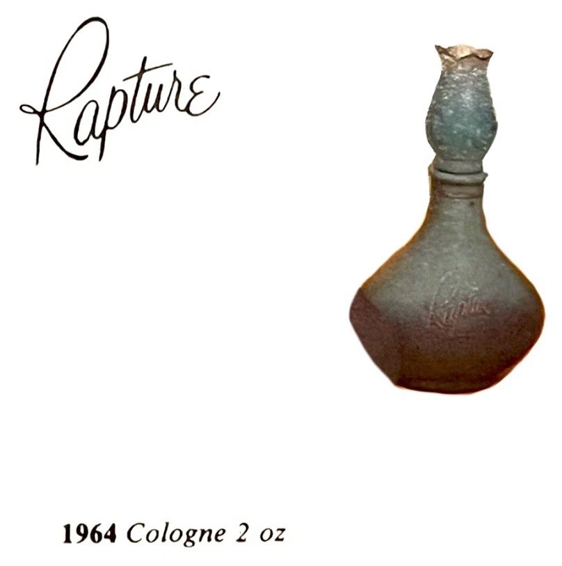 1964 Avon RAPTURE Cologne Splash 2 fl oz NOS in Box - Image 4 of 4