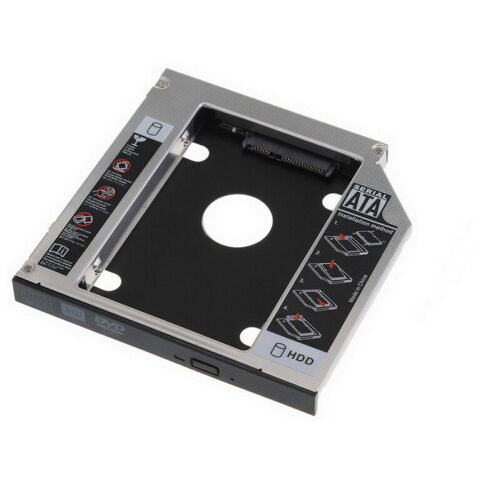 Optical Bay 2nd SATA HDD Hard Drive Caddy CD-ROM For Laptop NoteBook PC - Picture 1 of 12