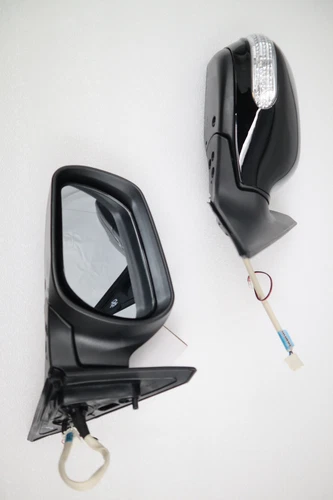 Black LED Manual Fold Side Mirror L+ R For 2003 2004 2005~2006~2007~2008 Mazda 6