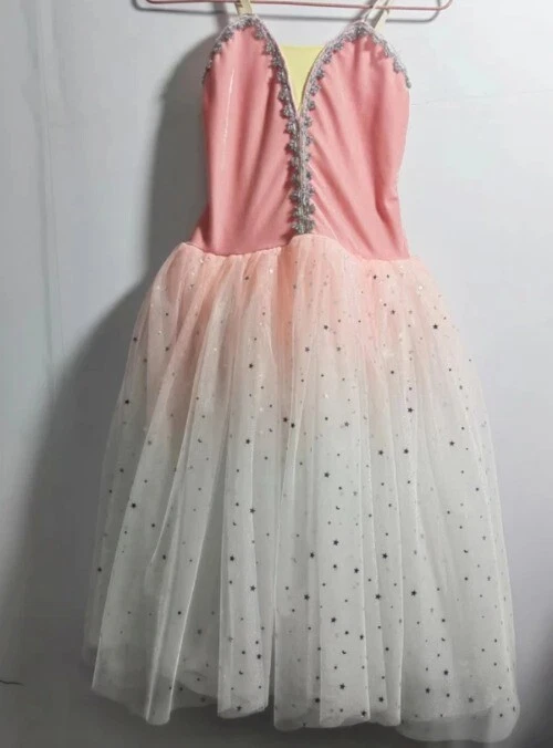 VETEMENTS Abito da balletto tutù paillettes rosso per bambini ragazza abbigliamento da performance abbigliamento da balletto gonne