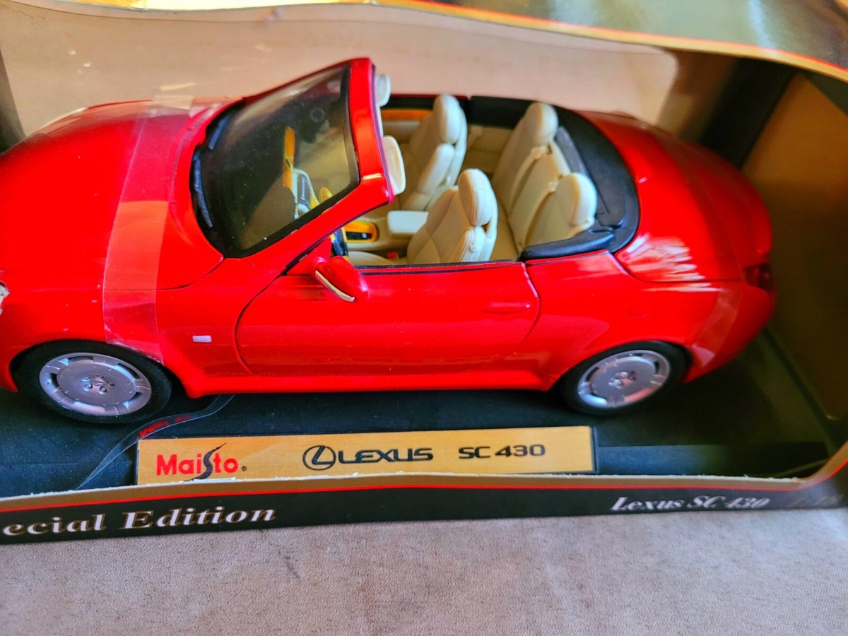 マイスト　LEXUS SC430 Maisto Lexus SC 430 Red Convertible Special Edition Model