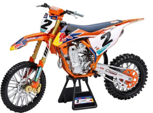 Bicicleta modelo de juguete Newray Cooper Webb FACTORY KTM 450 1:6 Die-Cast Motocross MX - Imagen 4 de 6