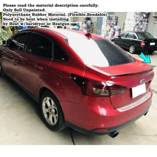DUCKBILL 284F Type Rear Trunk Spoiler Wing Fits 2011~2014 Ford Focus MK3 Sedan