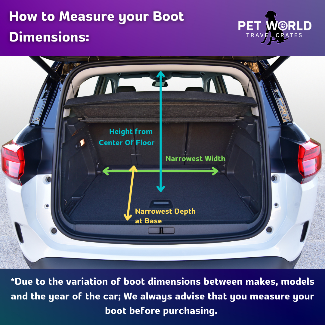 Pet World Hundekäfig 96,5 Cm Abgeschrägt Für Audi Q5 2008-2016 - Reisebox Mit Zubehör