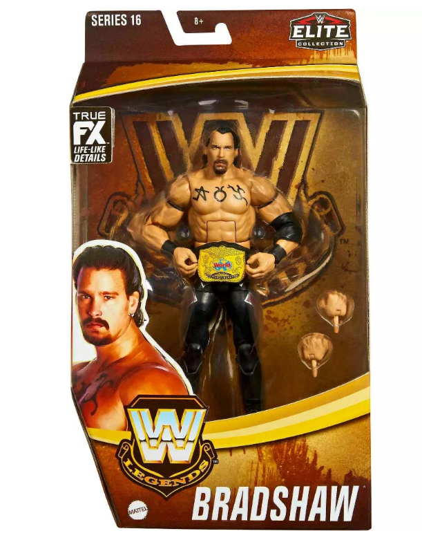 NEW Mattel WWE Legends Elite Collection Bradshaw Action Figure True FX Series 16