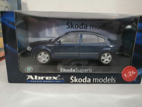 Skoda Superb sedan blue 1/24 1 24 ABREX HONGWELL CARARAMA §§ - Picture 1 of 1