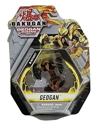 Bakugan Geogan Rising Mutasect Aurelus New With Gate Card
