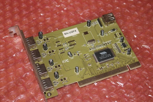 VIA VT6212L USB PCI Controller Karte 4x + Intern Header Mainboard Frontpanel