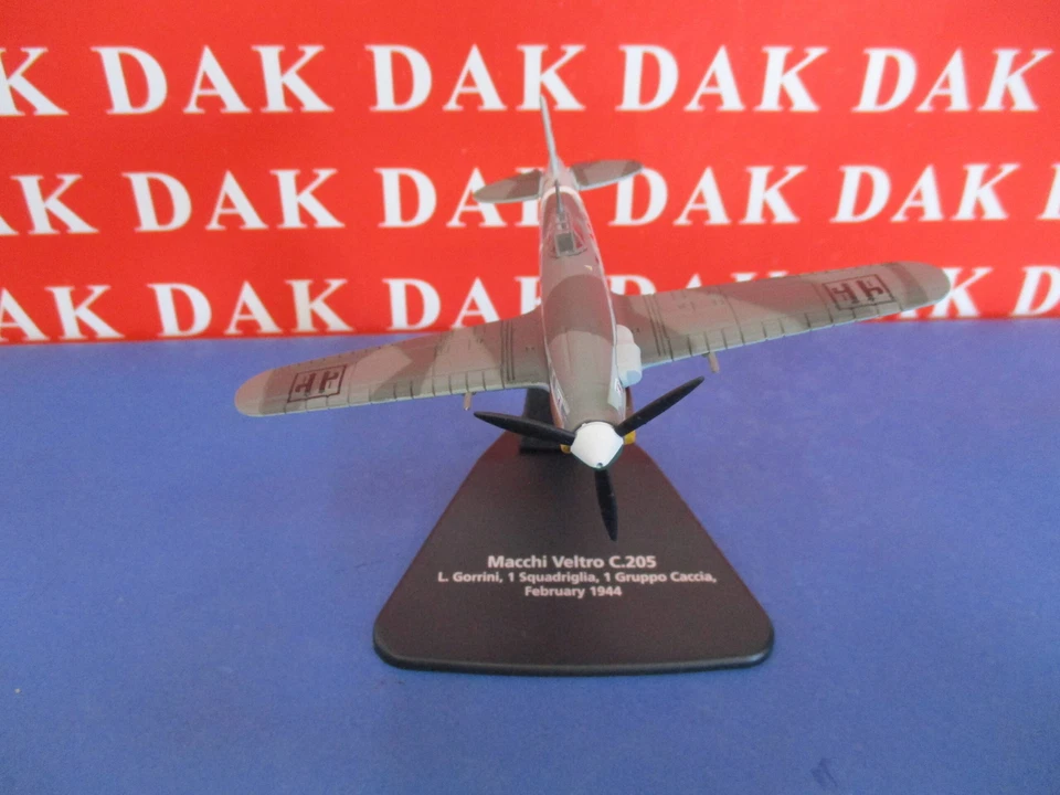 Die cast 1/72 Modellino Aereo Aircraft Macchi 205 Veltro 1 Sq. ANR 1944 Gorrini - Immagine 3 di 4