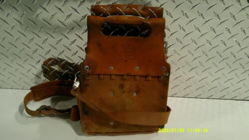 Cintura porta attrezzi elettricisti Ideal 35-950 Tufo Tote in pelle / usata - Foto 3 di 5