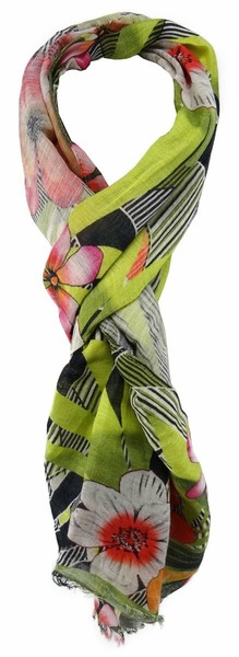 Tigertie Schal In GrüN Rot Grau Schwarz Orange Grau Rosa Beige Gemustert-image