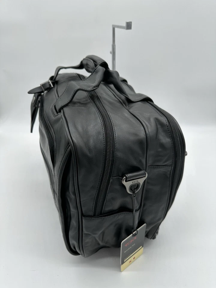Tumi Leather Boarding Tote 18” - Image 3 of 4