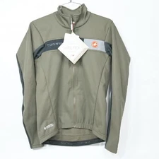 Castelli Mortirolo 6s Jacket Men's M Long Sleeve Full Zip Gray Bike