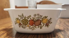 Vintage Corning Ware 2 3/4 Cup Casserole Spice of Life with no lid P-43-B