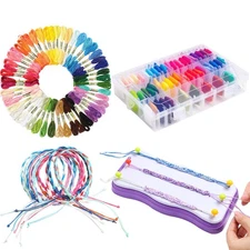 Christmas Friendship Bracelet Making Kit for Gift Girls Age 7-12 DIY Arts and...