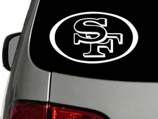 San Francisco 49ers NFL Football Vinyl Die Cut Car Decal Sticker---FREE SHIPPING