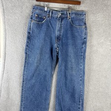 Levis 550 Jeans Mens 36x29 Blue Relaxed Fit Tapered Leg Denim Medium Wash Casual