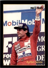 1991 ProTrac's  Racing Cards Fomula One  Series Ayrton Senna #106
