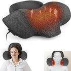 3-in-1 Electric Neck Massager Pillow Neck Hump w/ Heating Traction Function US