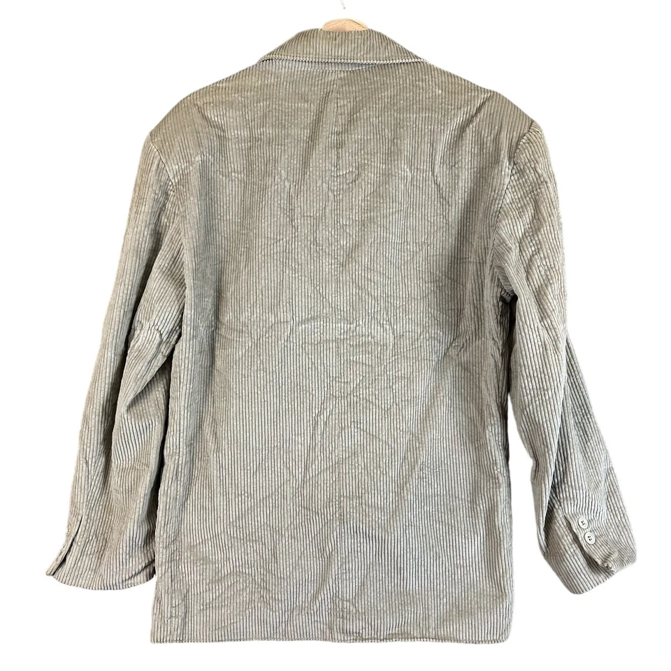 Tweeds Corduroy Blazer Jacket Longline Tan Beige Women's XS Extra Small - Image 2 of 4