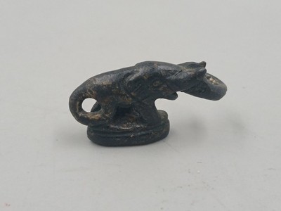 Set of Six 19th Century Southeast Asian Bronze Elephant Opium