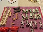 New ListingMarx Fighting Knights Carryall Parts & Figures + Other