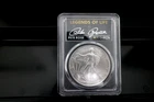 Pete Rose 2021 $1 T2 Silver Eagle PSA/PCGS MS70 1st Prod MLB Legend Signed Auto!