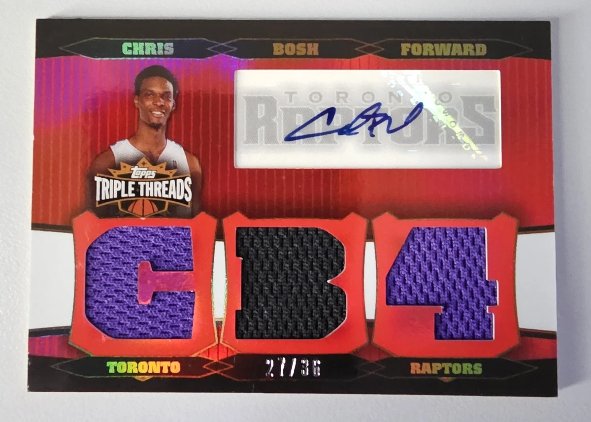 Chris Bosh Basketball Autographed Sports Trading Cards 