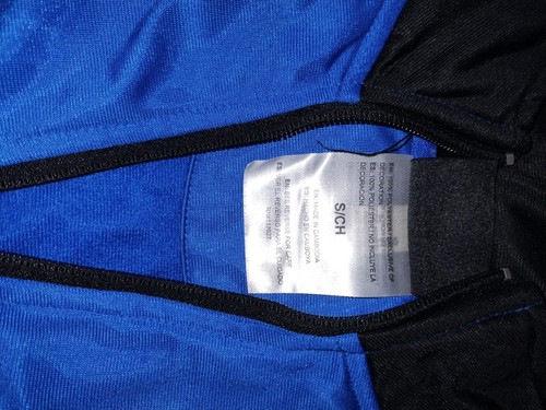 AND1 Jugend kleiner sportlicher Trainingsanzug blau/schwarz Jacke & Hose durchgehender Reißverschluss Jacke - Bild 12 von 13