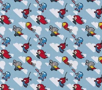 Marvel Avengers Kawaii Characters - Eugene Textiles Cotton (1 Yard, Pre-Cut)